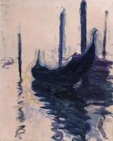 Monet, Claude Oscar - Gondola in Venice